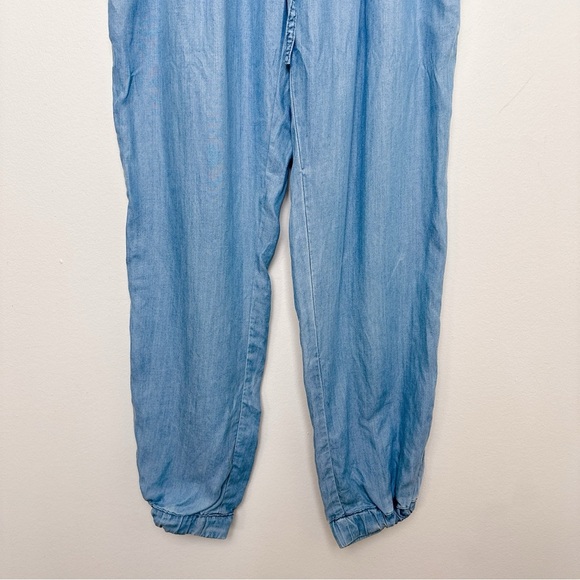 Aritzia Womens Medium Talula Chambray Jogger Los Feliz Pant CN - Picture 7 of 14